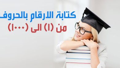 كتابة الأرقام بالحروف