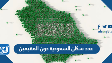 عدد سكان السعودية دون المقيمين 2021